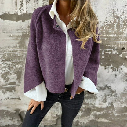 ALYRA™ Élodie – Pull Ample en Maille Ajourée