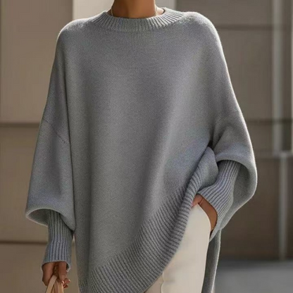 ALYRA™ Sofia – Pull Poncho Oversize Élégant