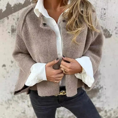 ALYRA™ Élodie – Pull Ample en Maille Ajourée