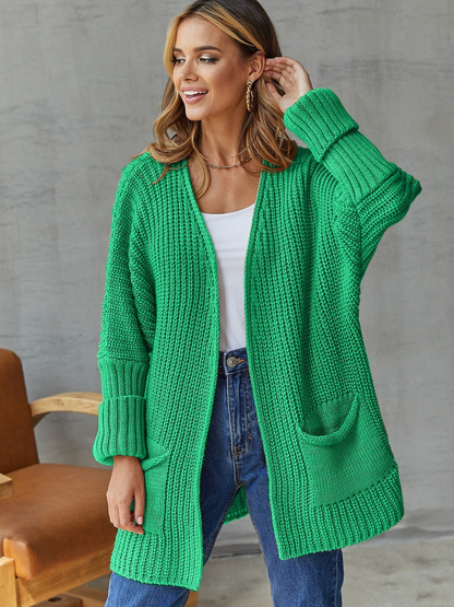 ALYRA™ Inès – Gilet Long en Maille Douce