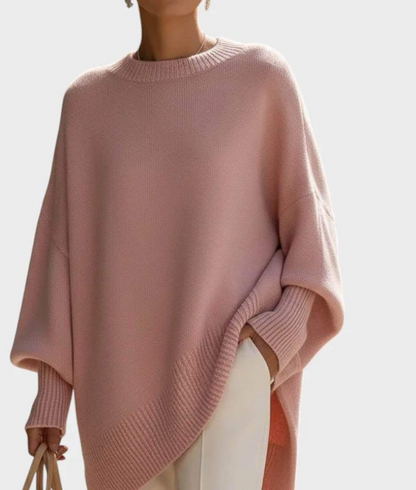 ALYRA™ Sofia – Pull Poncho Oversize Élégant