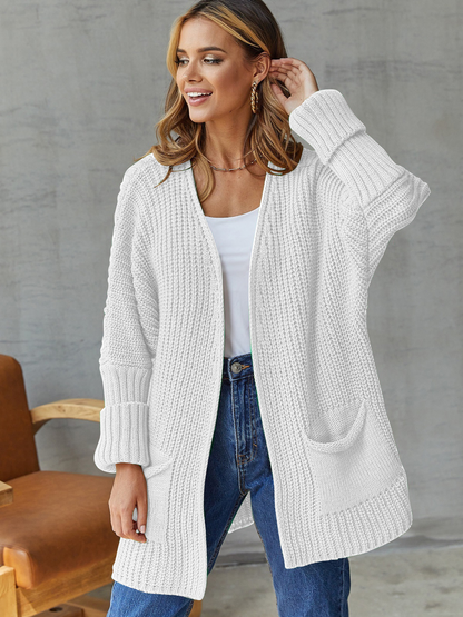 ALYRA™ Inès – Gilet Long en Maille Douce