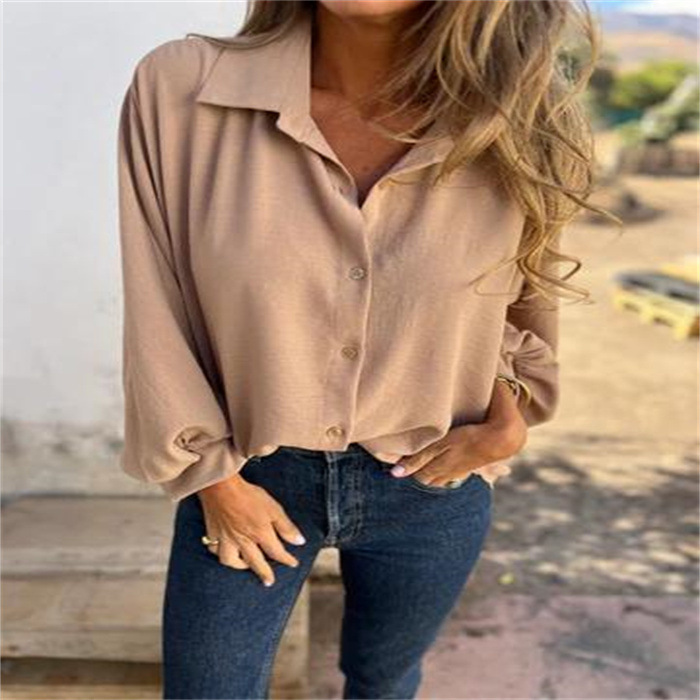 ALYRA™ Livia – Chemise Fluide à Manches Ballon