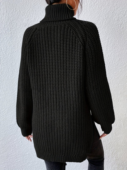ALYRA™ Maëlle – Pull Col Roulé en Maille Épaisse